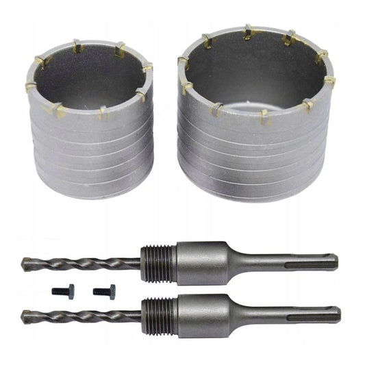 Set carote de beton cu adaptoare, SDS plus, 65 / 80 mm, 4 bucati, Kraft&Dele KD10275