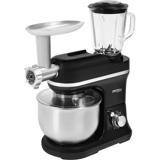 Robot planetar multifunctional pentru framantare si mixare, 3000 W, 5 l, Kraft&Dele KD4227