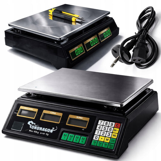 Cantar comercial electronic, capacitate maxima 40 kg, Ondragon OD4015