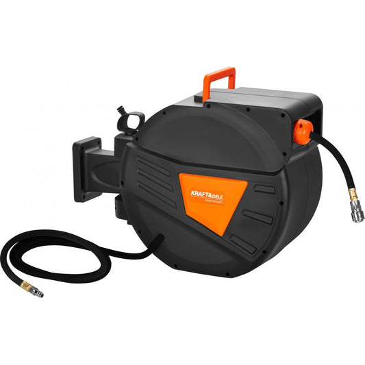 Furtun pneumatic retractabil, 30 m + 2 m, 1 / 4", Kraft&Dele KD2160