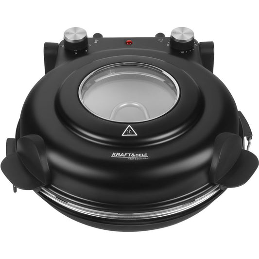 Cuptor electric pentru pizza, 1200 W, 2 lopatele, Kraft&Dele KD4344