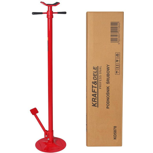 Cric mecanic cu pedala, 131-199 cm, Kraft&Dele KD5878