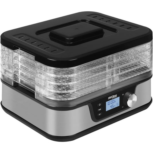 Deshidrator electric pentru fructe, legume si ciuperci cu 5 tavi, 650 W, Kraft&Dele KD4212
