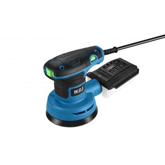 Slefuitor electric orbital cu hartie abraziva WDS, 125 mm, sistem de aspirare si filtru, 1300 W, Kraft&Dele WDS2502