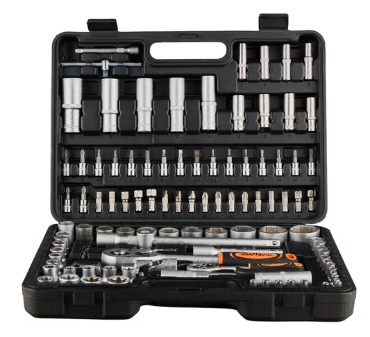 Set tubulare si biti, 108 piese, Kraft&Dele KD303