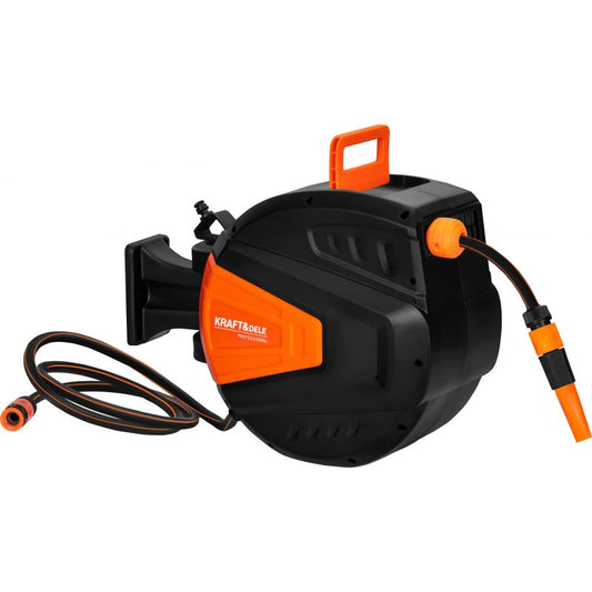 Furtun de gradina retractabil, 20 m + 2 m, 1 / 2", Kraft&Dele KD2152