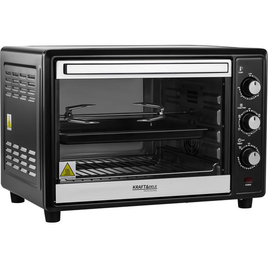 Cuptor electric cu functie de rotisor si accesorii, 45 l, 2000 W, Kraft&Dele KD4134