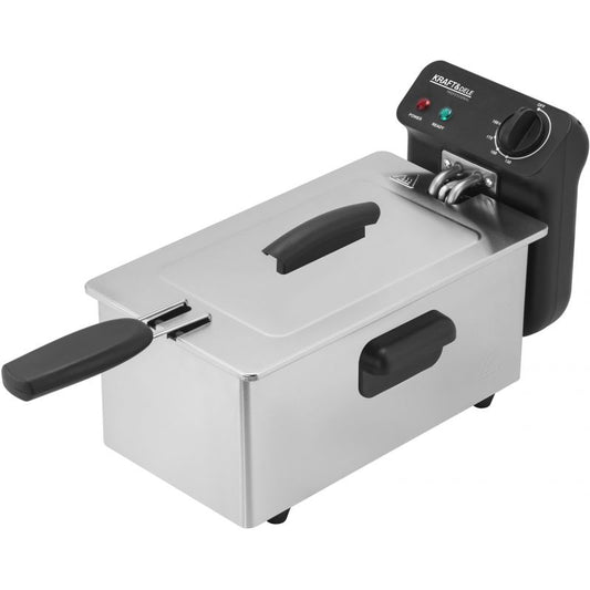 Friteuza electrica cu ulei, 2300 W, 3 l, 130-190 grade, Kraft&Dele KD4331