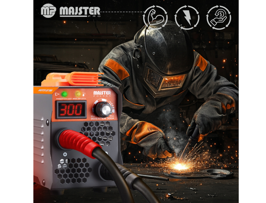 Aparat de sudura tip invertor MMA TIG IGBT LCD, 230 V, Majster Polska MP0112