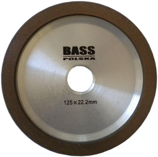 Disc diamantat pentru ascutire, 125x10x2x22,2mm, Bass Polska 2752