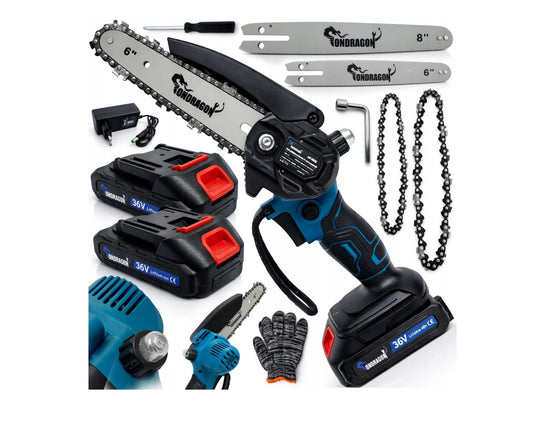 Mini fierastrau electric cu lant cu acumulator, 36 V, Ondragon OD4026