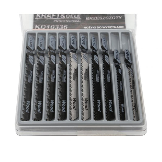 Set lame pentru fierastrau sabie, 10 bucati, Kraft&Dele KD10336