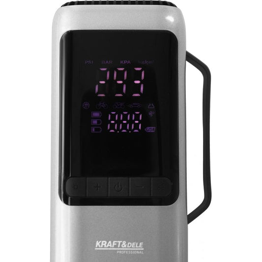 Dispozitiv multifunctional redresor / suflanta / pompa de umflat / lanterna / power bank, Kraft&Dele KD5498