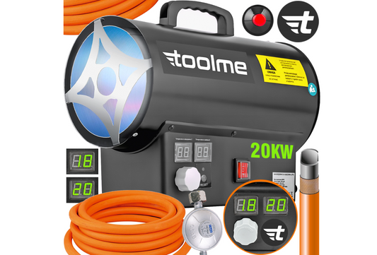 Incalzitor industrial pe gaz, 20 kW, Toolme TM180
