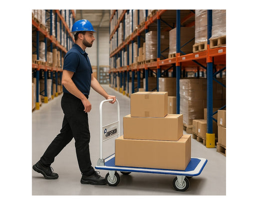 Carucior platforma pliabil pentru marfa, 90x60 cm capacitate maxima 300 kg, Ondragon OD5082