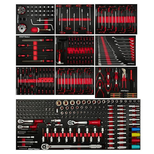 Dulap pentru scule, 479 elemente, Kraft&Dele KD1063