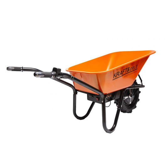 Roaba electrica cu acumulator, 80 l, capacitate maxima 150 kg, Kraft&Dele KD3125