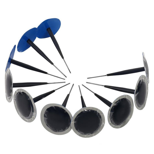 Kit reparare anvelope cu petice, 6 mm, 10 bucati, Kraft&Dele KD5913