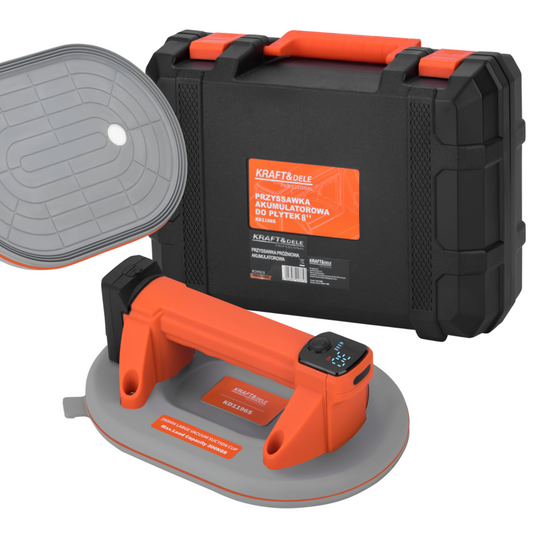 Ventuza fara fir pentru sticla, capacitate maxima 300 kg, 240 mm, Kraft&Dele KD11965