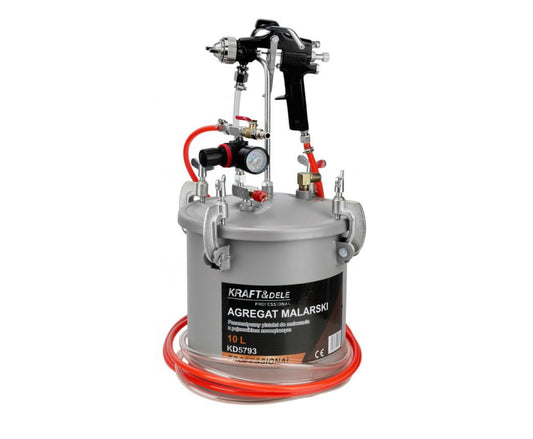 Unitate pneumatica pentru vopsit, 10 l, Kraft&Dele KD5793