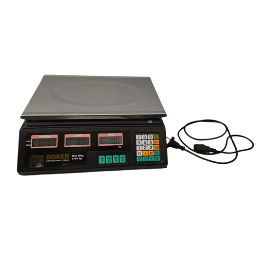 Cantar comercial, capacitate maxima 40 kg, Boxer Tools BX3411