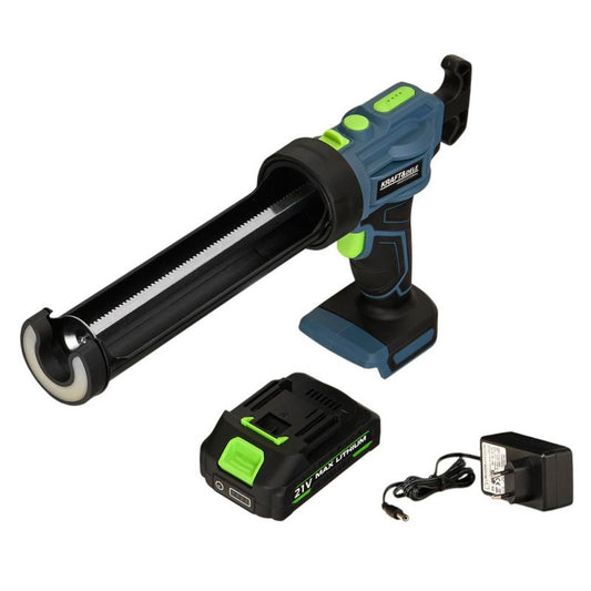 Pistol de silicon profesional cu acumulator, 21 V, 300 ml, 2500 mAh, Kraft&Dele KD5482