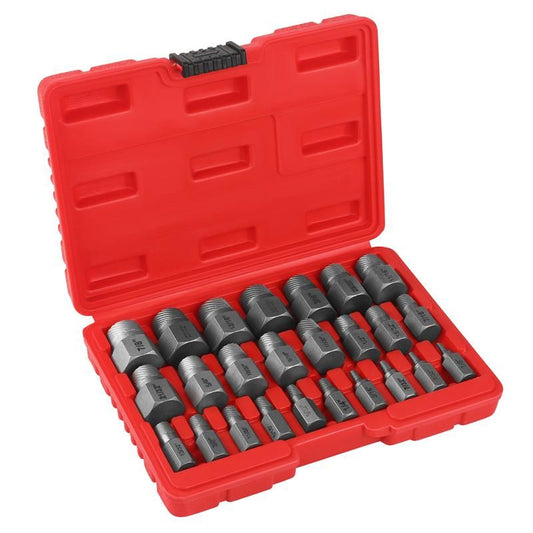 Set extractoare pentru suruburi rupte, 3-23 mm, 25 bucati, Kraft&Dele KD10077