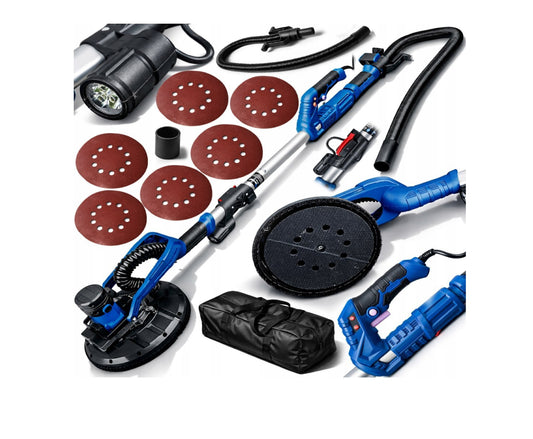 Slefuitor de pereti tip girafa cu LED, 225 mm, 2100 W, Ondragon OD4013