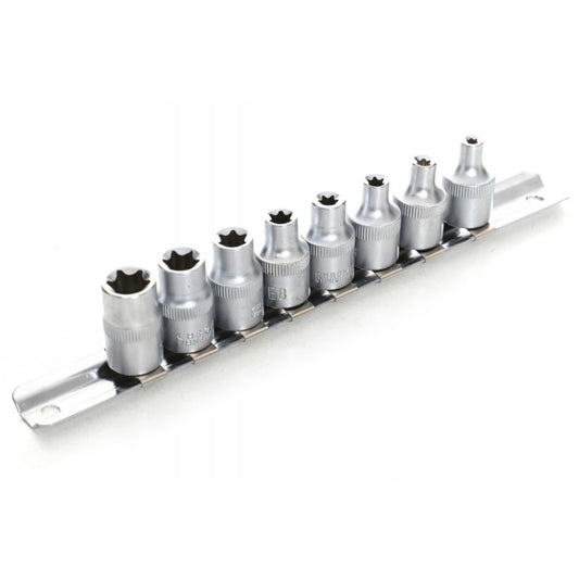 Set tubulare torx, 3 / 8", 8 bucati, Kraft&Dele KD10230
