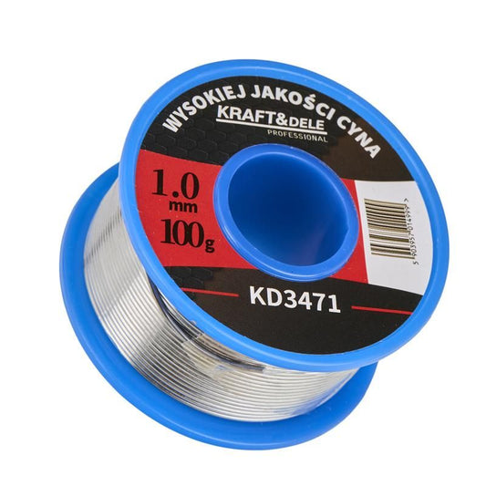 Sarma de sudura fara colofoniu 1 mm 100 g, Kraft&Dele KD3471