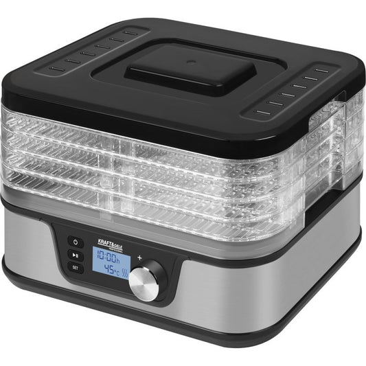 Deshidrator electric pentru fructe, legume si ciuperci cu 5 tavi, 650 W, Kraft&Dele KD4212
