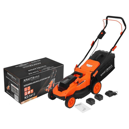 Masina de tuns iarba cu acumulator, 2 x 20 V, 25-75 mm, Kraft&Dele KD5412