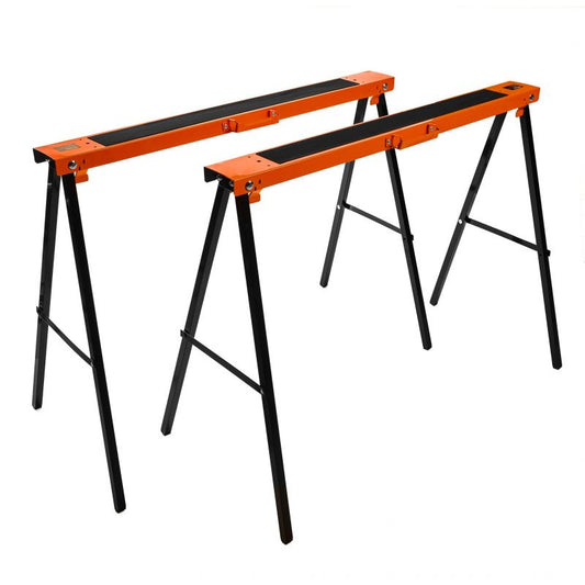 Set capre de lucru pliabile, capacitate maxima 200 kg, 2 bucati, Kraft&Dele KD507