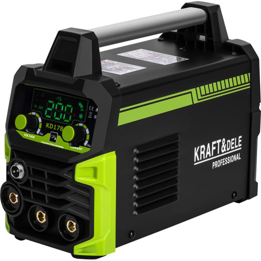 Aparat de sudura tip invertor MIG MAG TIG LIFT FLUX, 200 A, Kraft&Dele KD1786