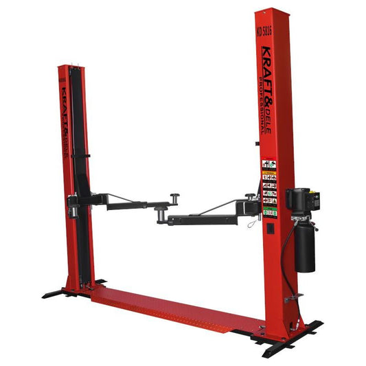 Elevator auto pe 2 coloane semiautomat, 2,2 kW, 4 T, 230 V, Kraft&Dele KD5816