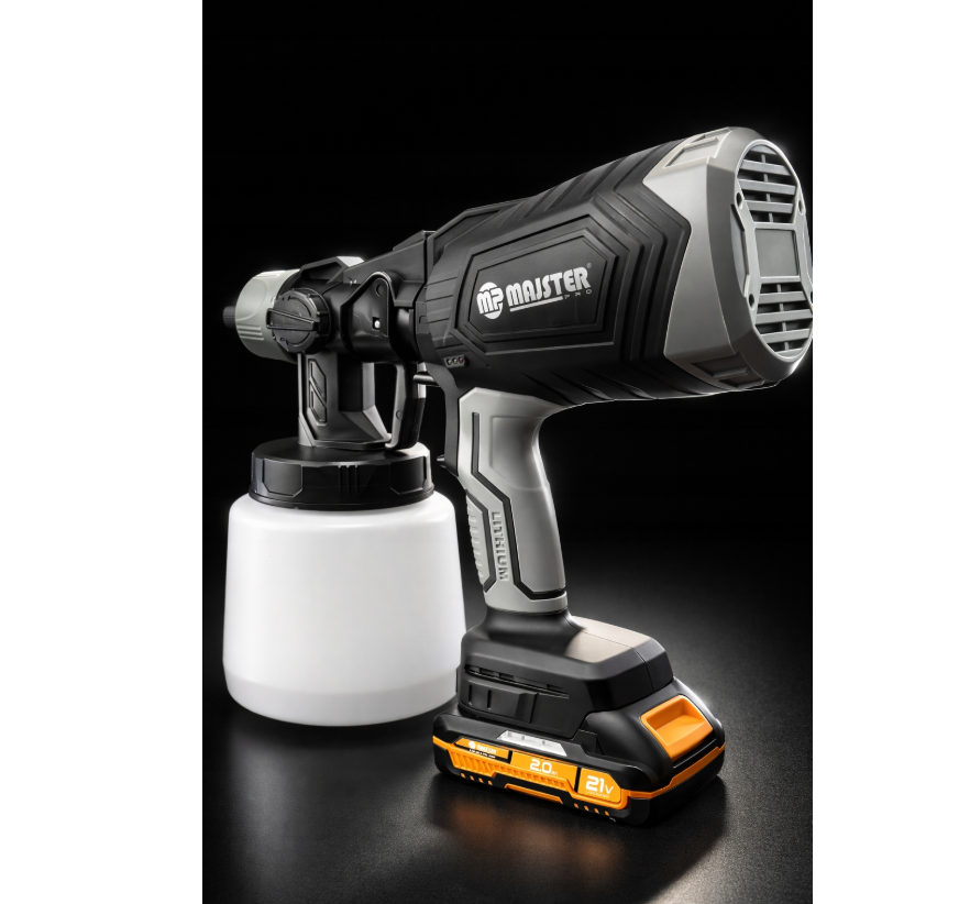 Pistol de vopsit cu acumulator, 21 V, 5 duze, 700 ml / min