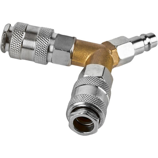 Cuplaj rapid pneumatic tip Y cu 2 iesiri, Kraft&Dele KD2168