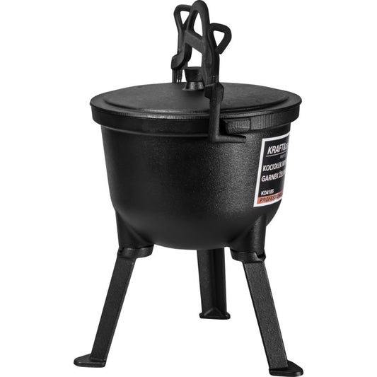 Cazan de vanatoare din fonta, 4 l, Kraft&Dele KD4185