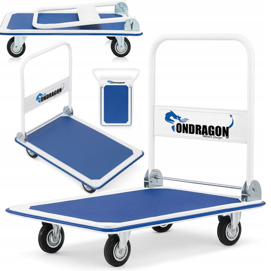 Carucior platforma pliabil pentru marfa, 74 x 47 cm, capacitate maxima 150 kg, Ondragon OD5081
