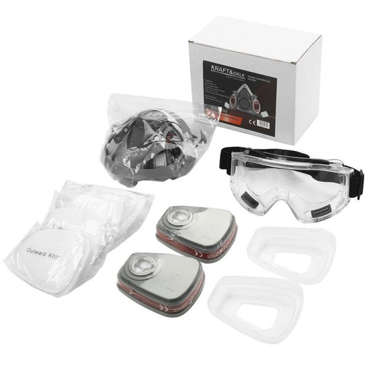 Set ochelari si masca de protectie, Kraft&Dele KD10032