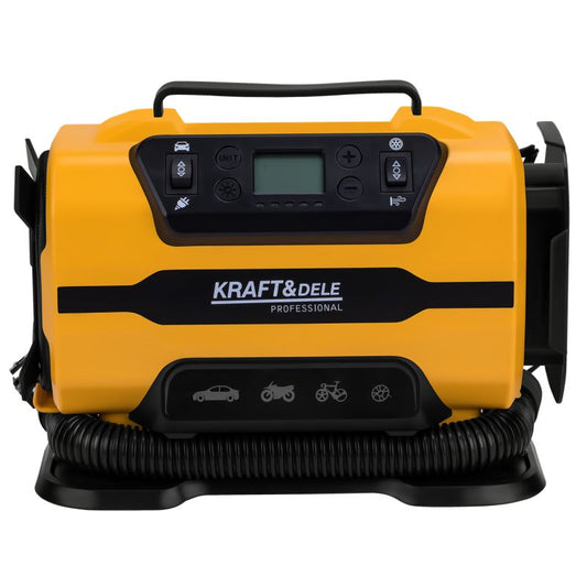 Compresor auto cu lanterna, 12 / 230 V, Kraft&Dele KD3441