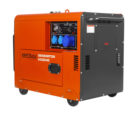 Generator diesel, 230V 32A 7kW, Kraft&Dele KD3242_2K